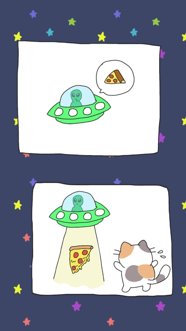 太空猫我想吃披萨1