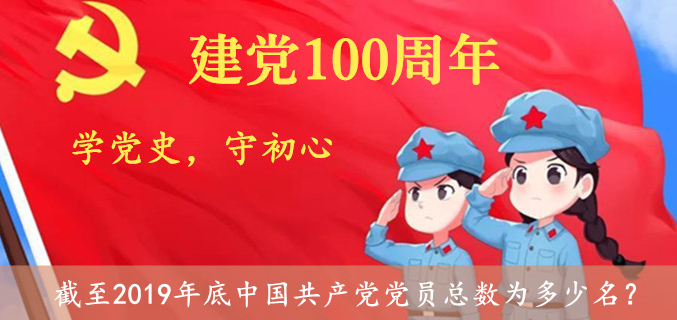 截至2019年底中国共产党党员总数为多少名？