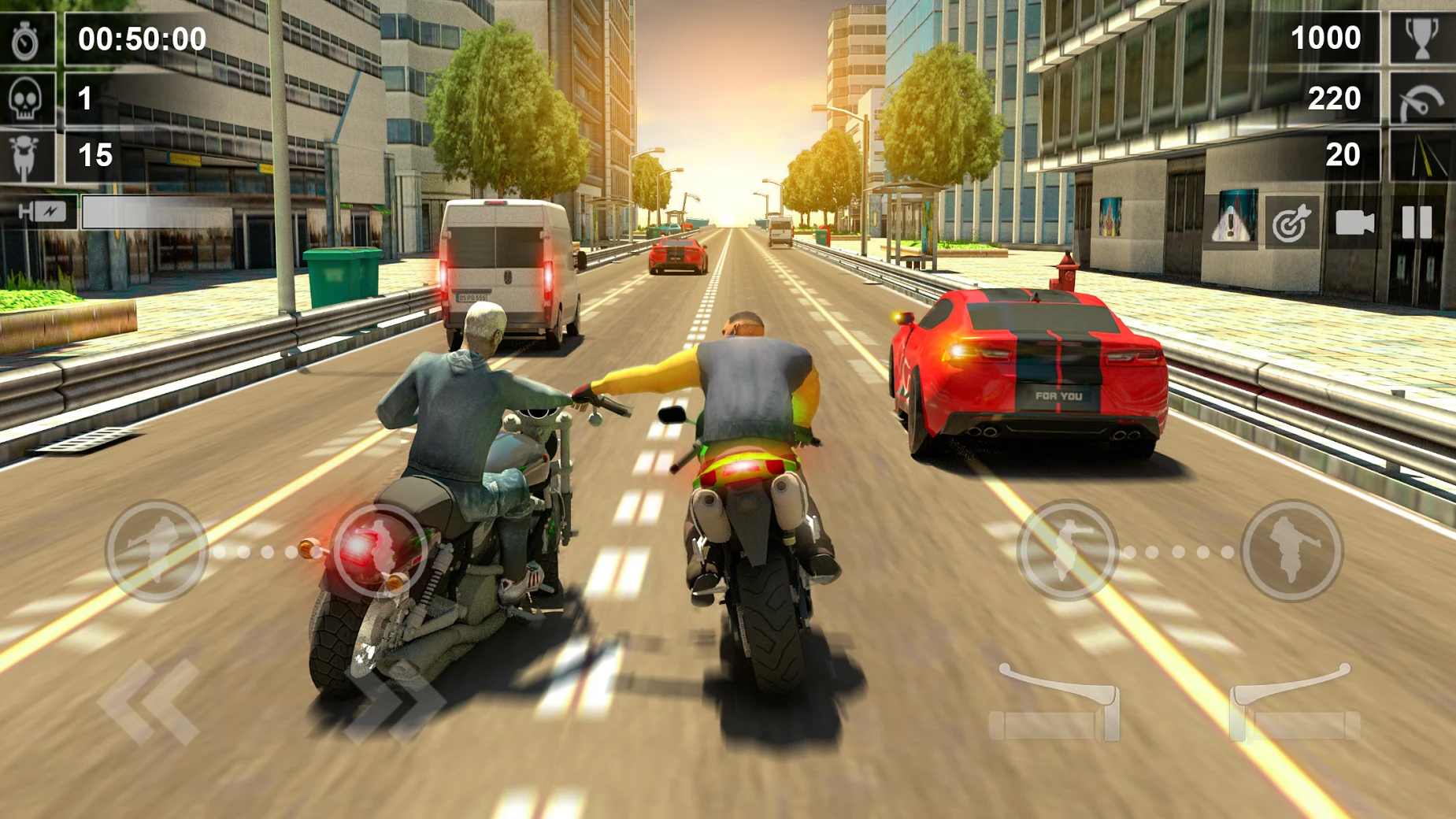 摩托车打架游戏0