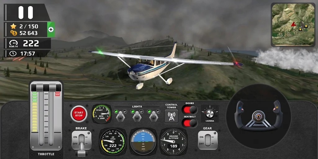 飞行员模拟器飞机起飞游戏0