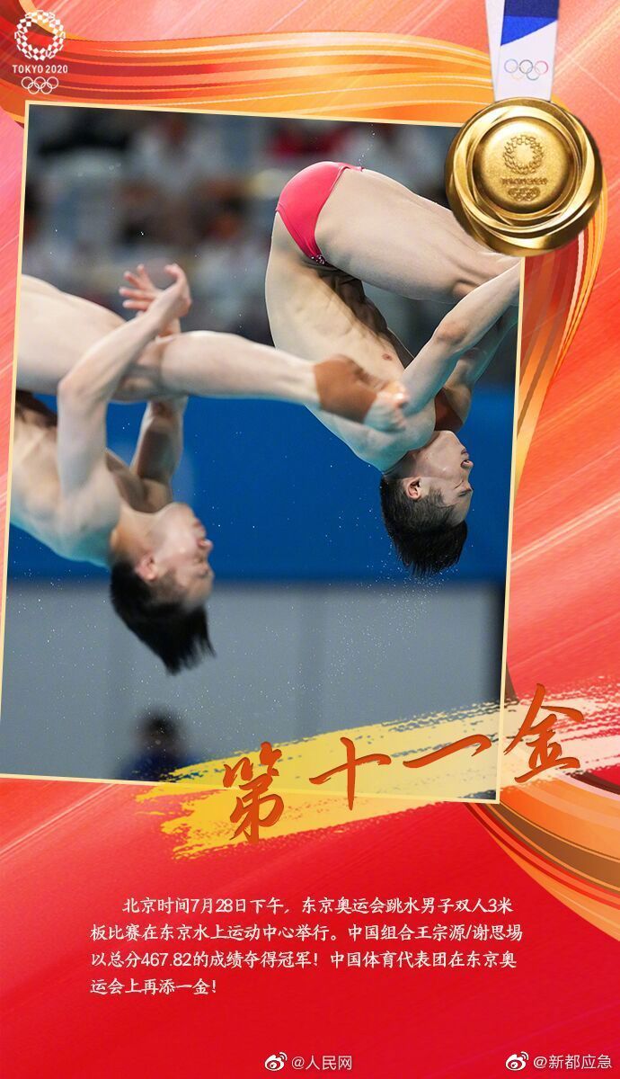 2021年东京奥运会中国金牌图片九宫格2