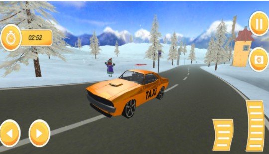 雪地出租车驾驶模拟器游戏0