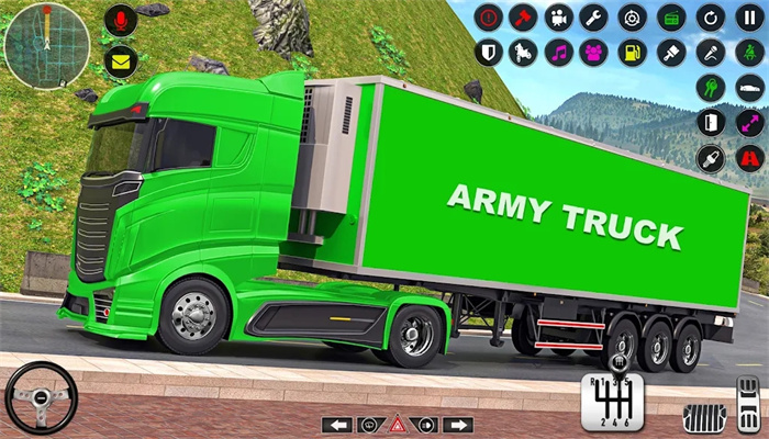 军用卡车运输模拟器2