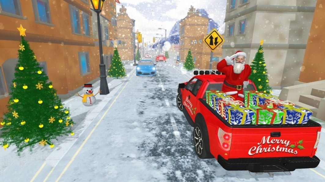 圣诞老人模拟3D安装1
