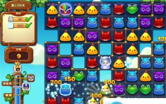 1597029074160437.png 开心消消乐第1396关怎么打