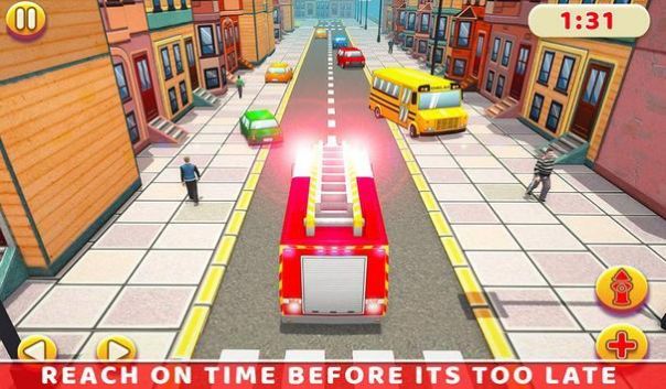 救护车和消防车模拟驾驶游戏1