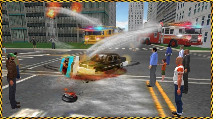 911直升机消防救援卡车司机3D游戏2