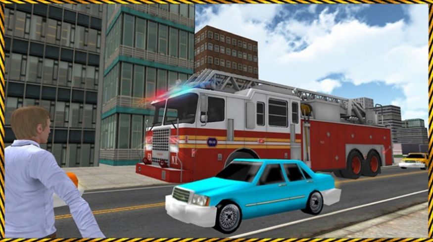 911直升机消防救援卡车司机3D游戏3