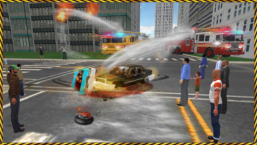911直升机消防救援卡车司机3D游戏中文版1