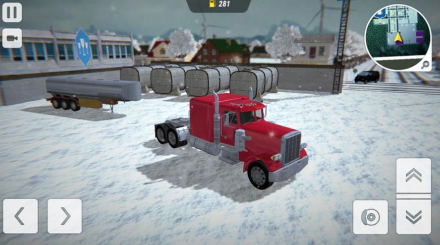 雪地卡车模拟器游戏1