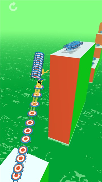 弹簧床跑酷小游戏3