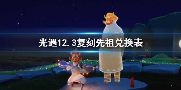 Sky光遇12.3复刻先祖兑换物品整理分享