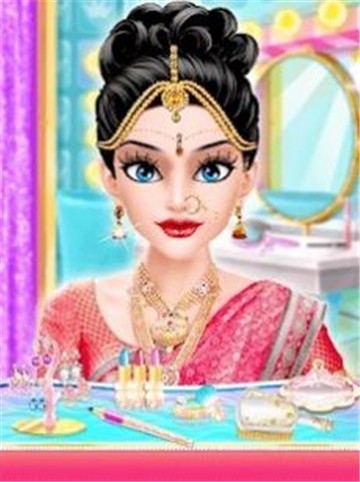 印度皇家女孩化妆0
