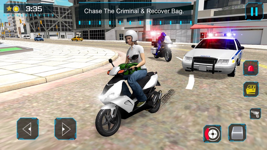警察警察模拟器汽车追逐游戏3