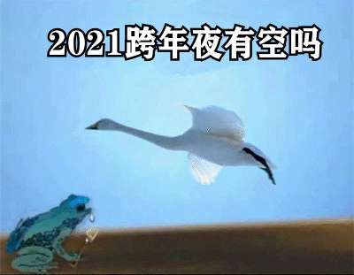 2021跨年夜有空吗癞蛤蟆表情包图片大全无水印分享2