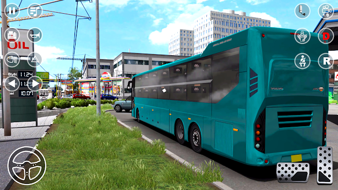 城市教练巴士停车模拟器2021游戏2