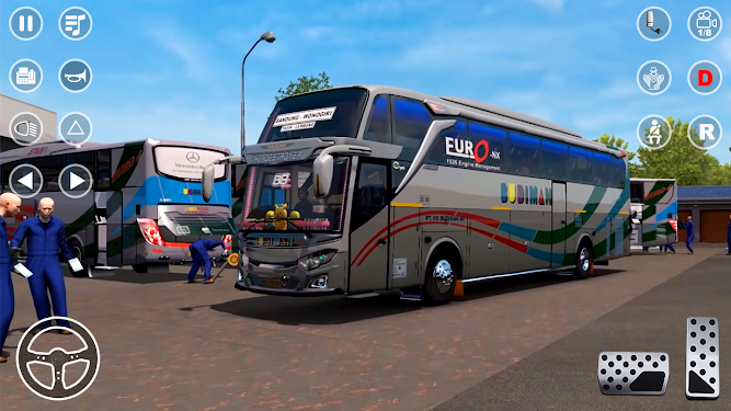 城市教练巴士停车模拟器2021游戏3