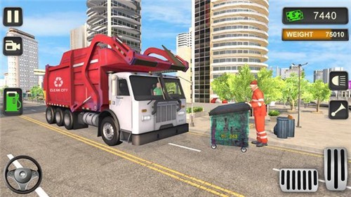 城市垃圾车模拟驾驶0