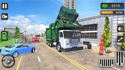 城市垃圾车模拟驾驶1