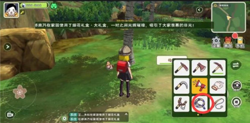 小森生活如何使用捕捉绳