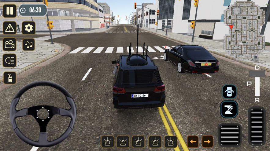 President Police Car Convoy游戏2