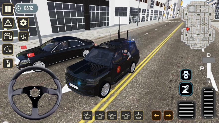 President Police Car Convoy游戏3
