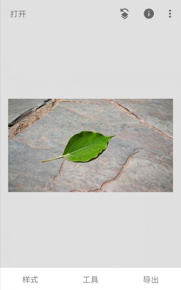 Snapseed修图软件上如何让叶子变绿