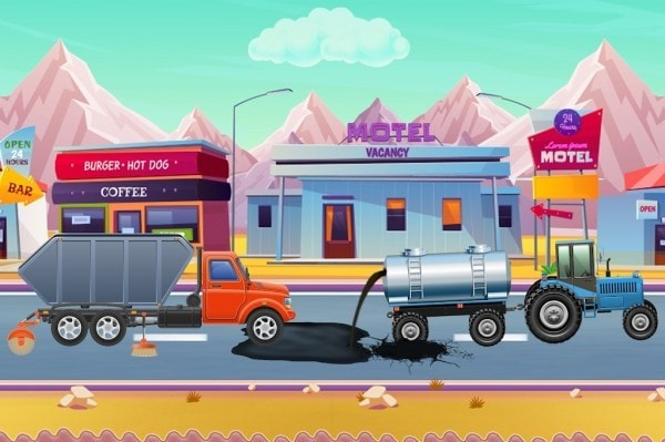 公路卡车护理游戏1