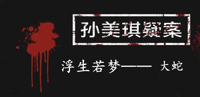 孙美琪疑案：浮生若梦四级线索——大蛇