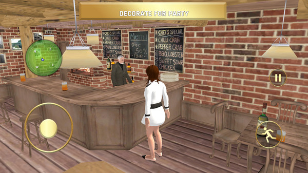 女服务员模拟器游戏3