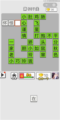 成语招贤记第607关答案