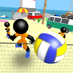 夏日沙滩排球游戏