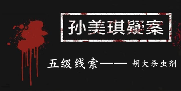 孙美琪疑案：12五级线索——胡大杀虫剂