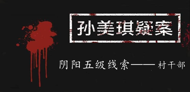 孙美琪疑案：阴阳五级线索——村干部