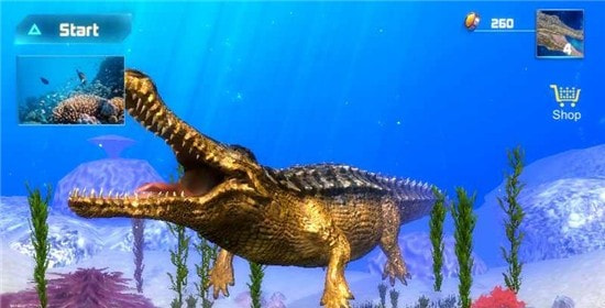 海底巨鳄模拟器手游0