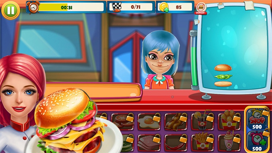 烹饪汉堡餐厅游戏6