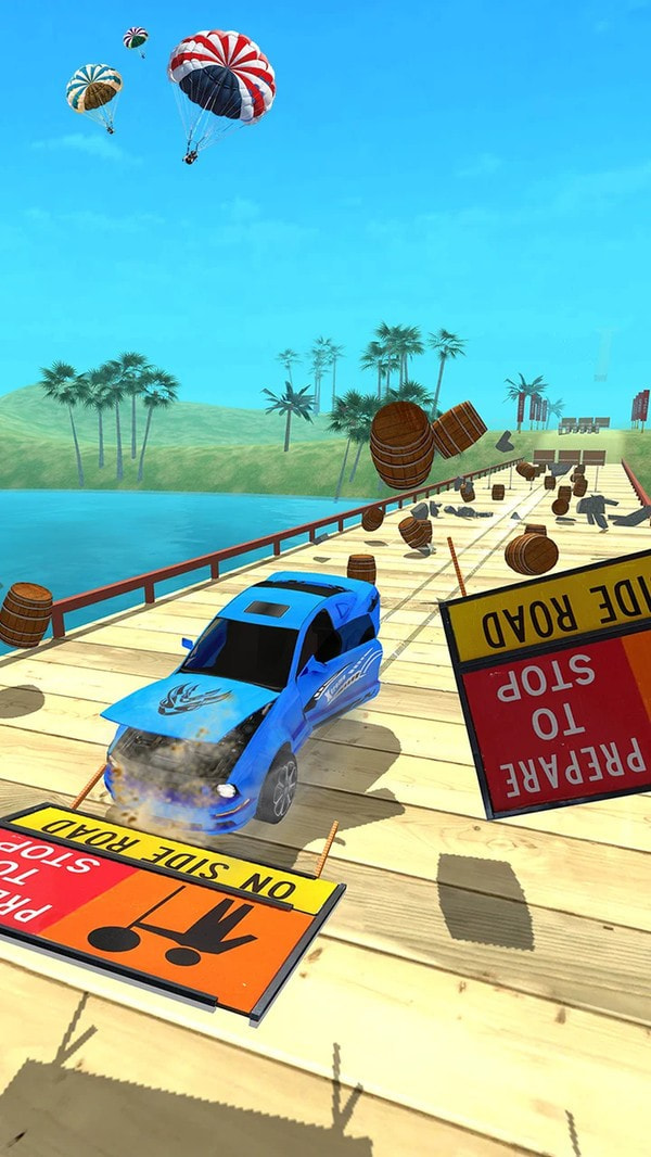 坡道怪物卡车3D游戏2