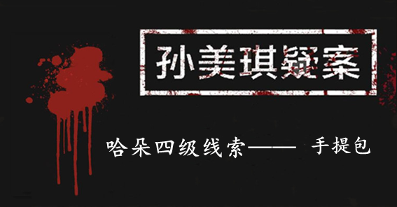 孙美琪疑案：哈朵四级线索——手提包