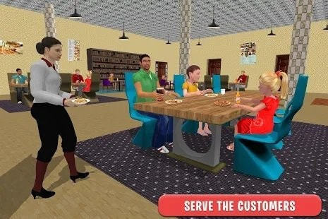 餐厅女服务员模拟器游戏0
