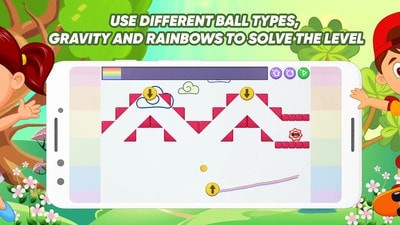物理彩虹球游戏2