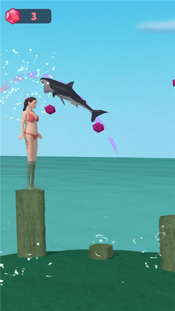 会跳水的鲨鱼3D2
