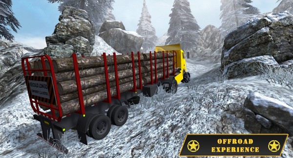雪地卡车运输游戏0