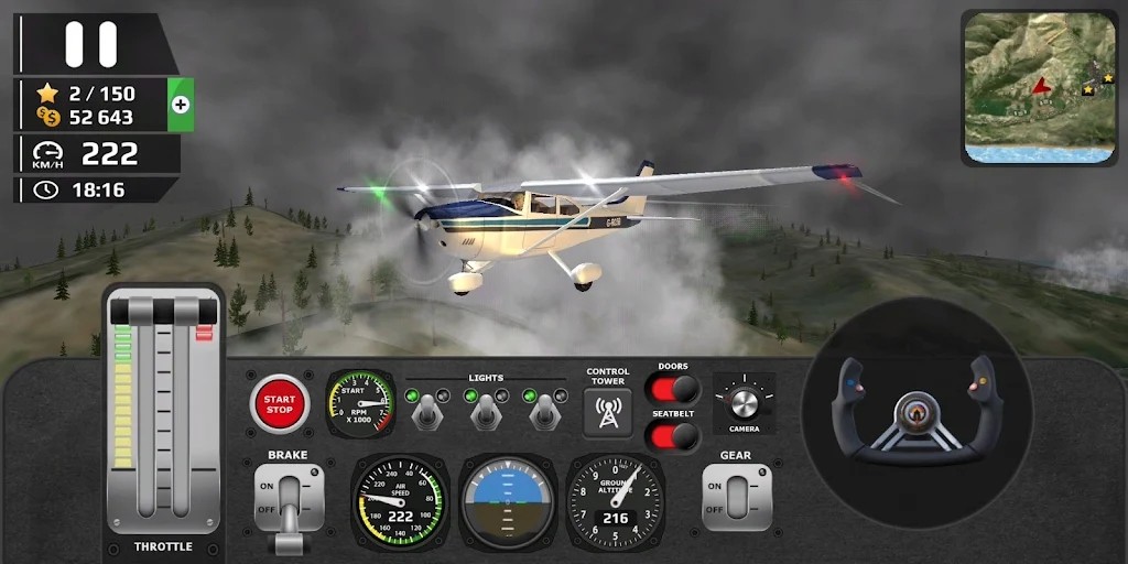飞行员模拟器飞机起飞游戏2