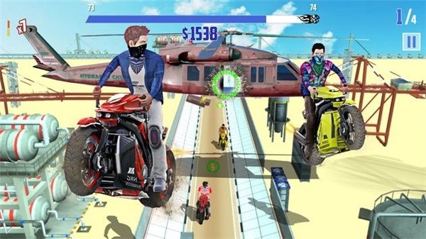 摩托车翻转赛游戏2