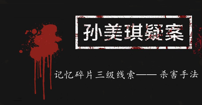 孙美琪疑案：记忆碎片三级线索——杀害手法