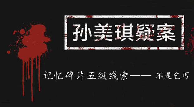 孙美琪疑案：记忆碎片五级线索——不是乞丐