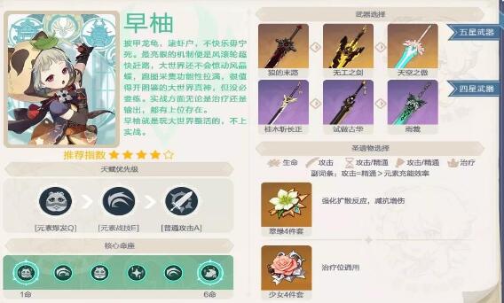 原神早柚值得培养么