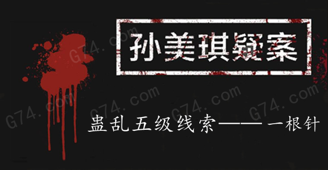 孙美琪疑案：蛊乱五级线索——一根针