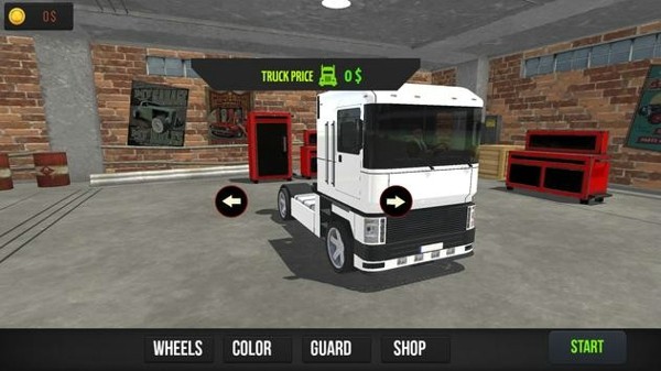 重型卡车司机模拟器0