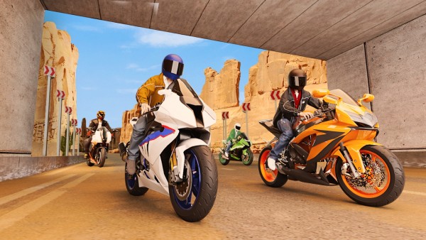 真实摩托车模拟赛3D游戏3